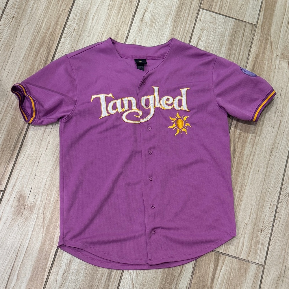 Disney Purple 'Tangled' Rapunzel Baseball Jersey -BOX LUNCH EXCLUSIVE size M
